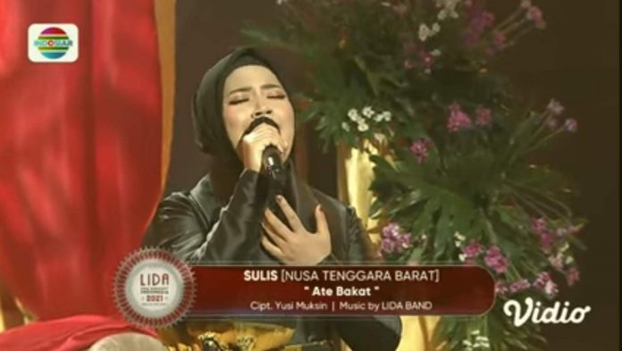 Sulis duta NTB saat tampil pada Result Show TOP 4 LIDA 2021/foto screenshoot video