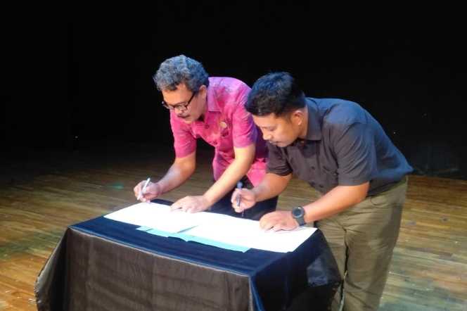 Logopit_1657616630414 Foto : Momen penandatanganan Kesepakatan besama antara UNHAM dan ISI Bali