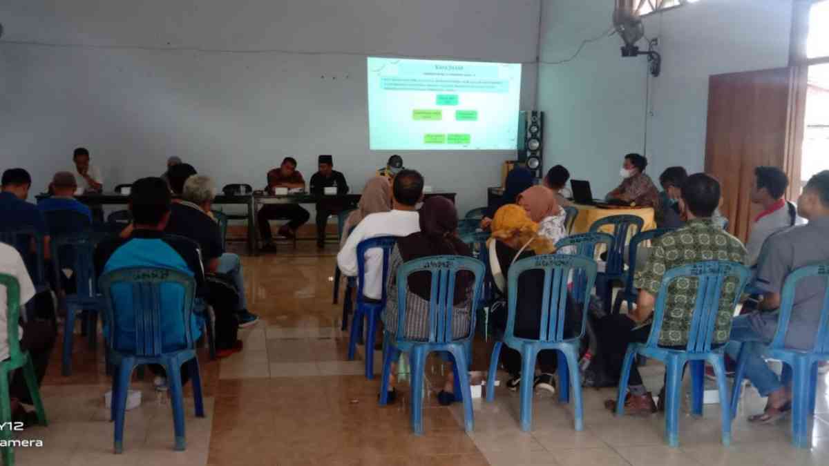 Foto: Acara Sosialisasi penyesuaian tarif PDAM Lotim, di Kecamatan Masbagik.