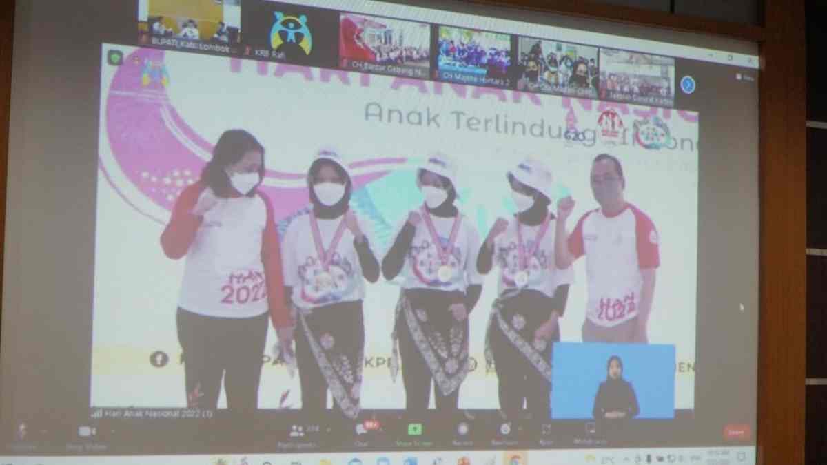 Tahun ini Lombok Timur mengikuti peringatan hari anak nasional sebagai salah satu kabupaten layak anak