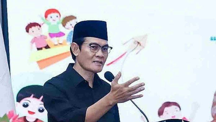 Wakil Bupati Nursiah sedang mendengarkan Aspirasi Anak Lombok Tengah pada acara Musrenbang Tematik 2026.
