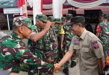 TMMD Bangkitkan Roh Gotong Royong Zaman Dulu di Desa Paok Lombok
