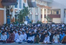 Ribuan Umat Islam Padati Shalat Idul Adha di Kantor Gubernur NTB