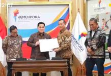 Gubernur Lalu Muhamad Iqbal Resmi Terima SK Penetapan NTB Jadi Tuan Rumah PON 2028