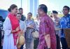Tiba di Lombok Putri Mahkota Swedia Disambut Tenun Sasak dan Minuman Rempah
