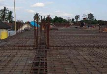 Stok Semen Langka di Lotim, Pengecoran Masjid Nurul Islam Sangiang Terhenti