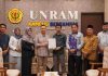 Dukung Pendidikan Mahasiswa Unram, Bank NTB Syariah Kucurkan Beasiswa Rp111,6 Juta