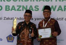 Gubernur NTB Lalu Muhamad Iqbal Raih Penghargaan Pendukung Zakat Terbaik di BAZNAS Awards 2026